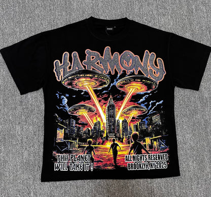 Harmony Alien black Tshirt