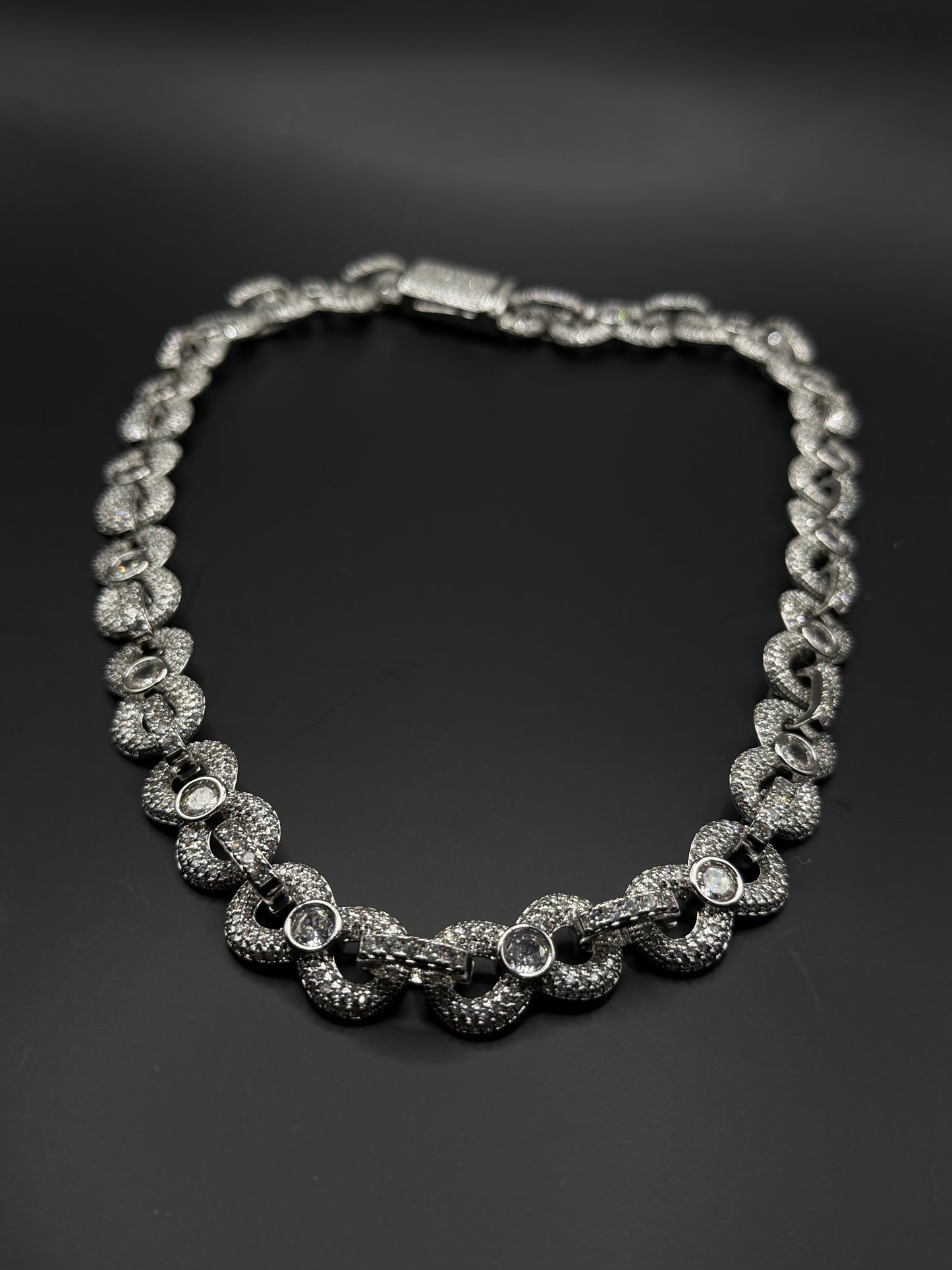 Iced Out Loop Chain Necklace