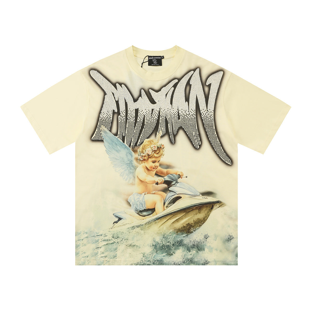 MIXED EMOTION JETSKI CREAM TSHIRT