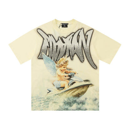 MIXED EMOTION JETSKI CREAM TSHIRT