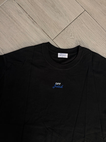 OFF WHITE JEDDAH GARMENT BLACK TSHIRT