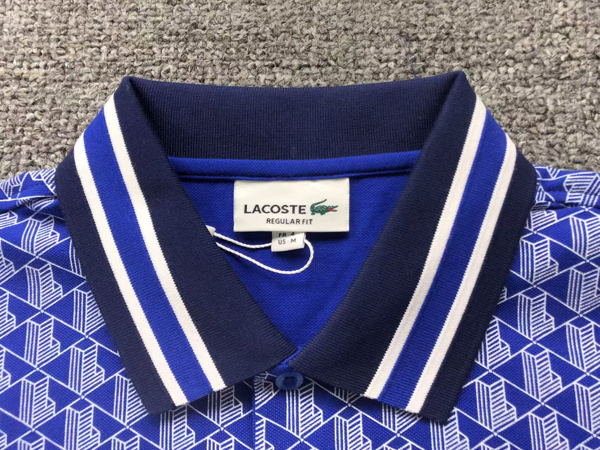 LACOSTE tipo polo monogram azul