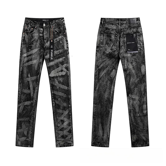 PURPLE GRAY GRADIENT JEANS PU7002