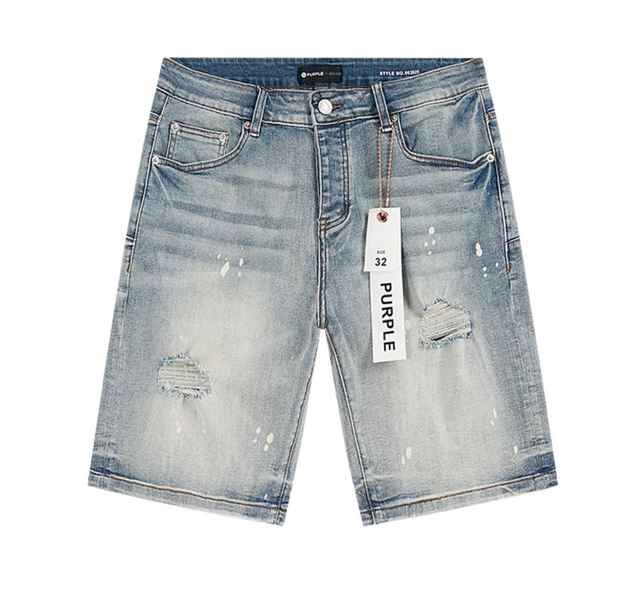 PURPLE SHORT DENIM