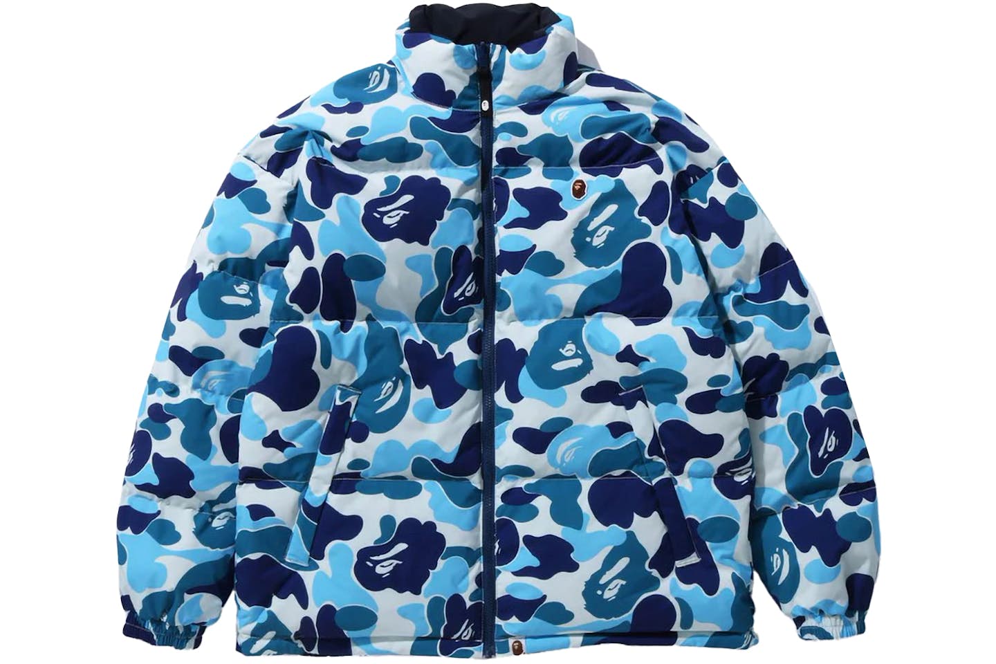 BAPE ABC PUFFER REVERSIBLE BLUE