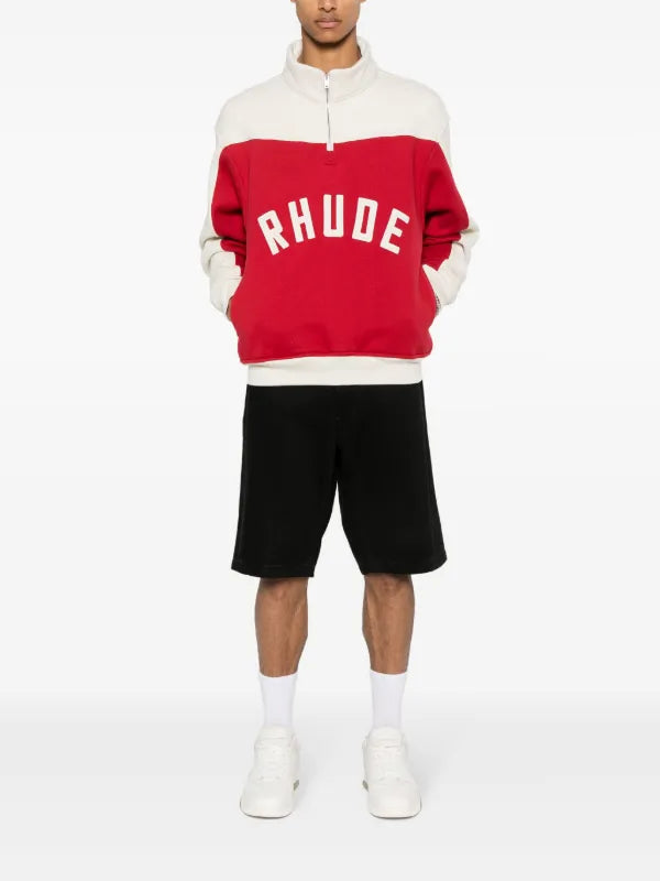 RHUDE EAST HAMPTON RED FLEECE