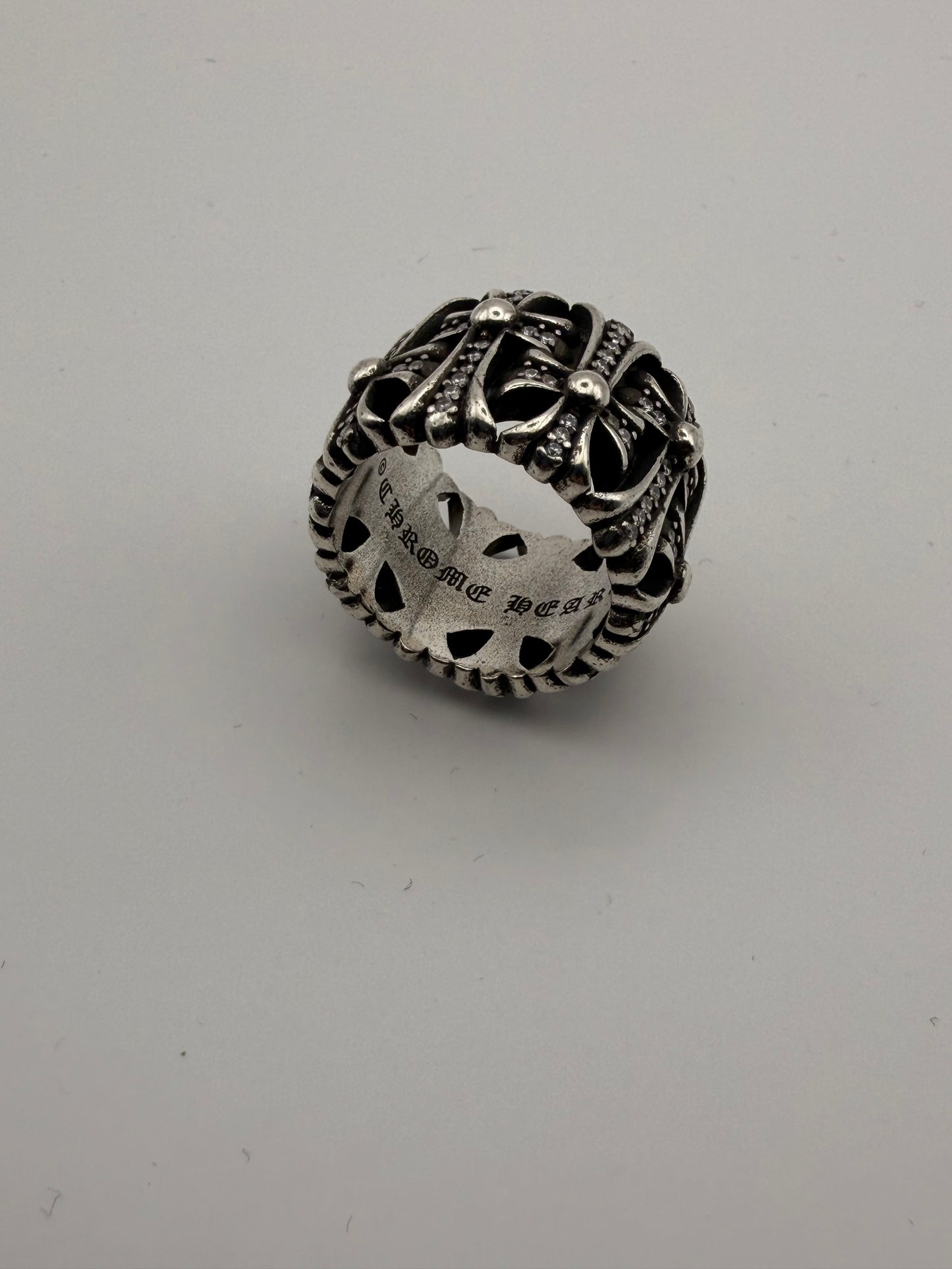 Chromehearts Cemetery Cross Ring Plata 925