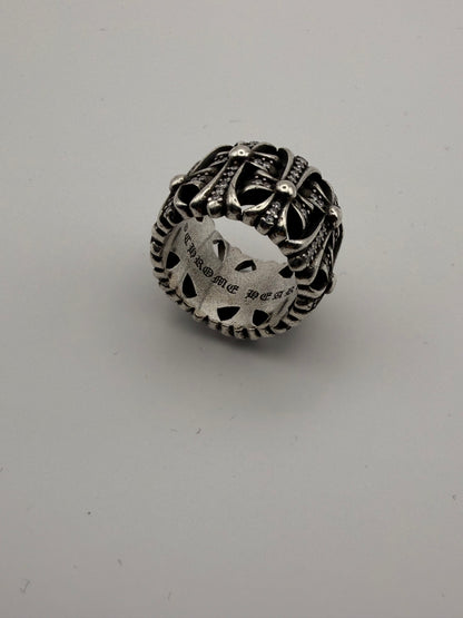 Chromehearts Cemetery Cross Ring Plata 925