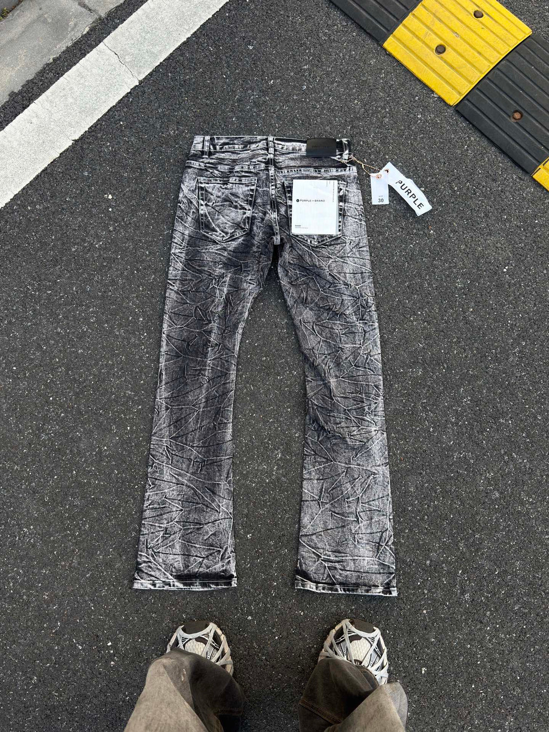 Purple Jeans grey Flared