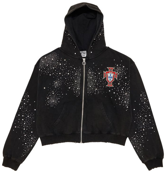 Valley Forever Pluto Custered Zip Up 'Black' Hoodie