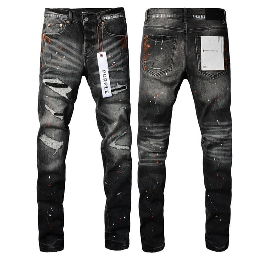 PURPLE GREY WASH PANT PU101