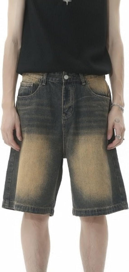 DENIM WASHED SHORT