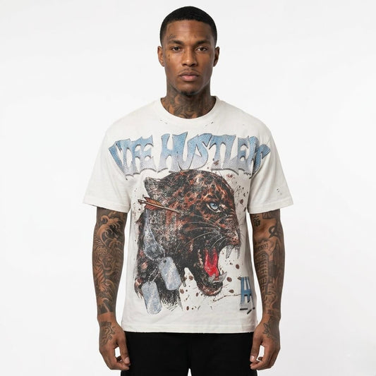 LIFE HUSTLER WHITE LEOPARD