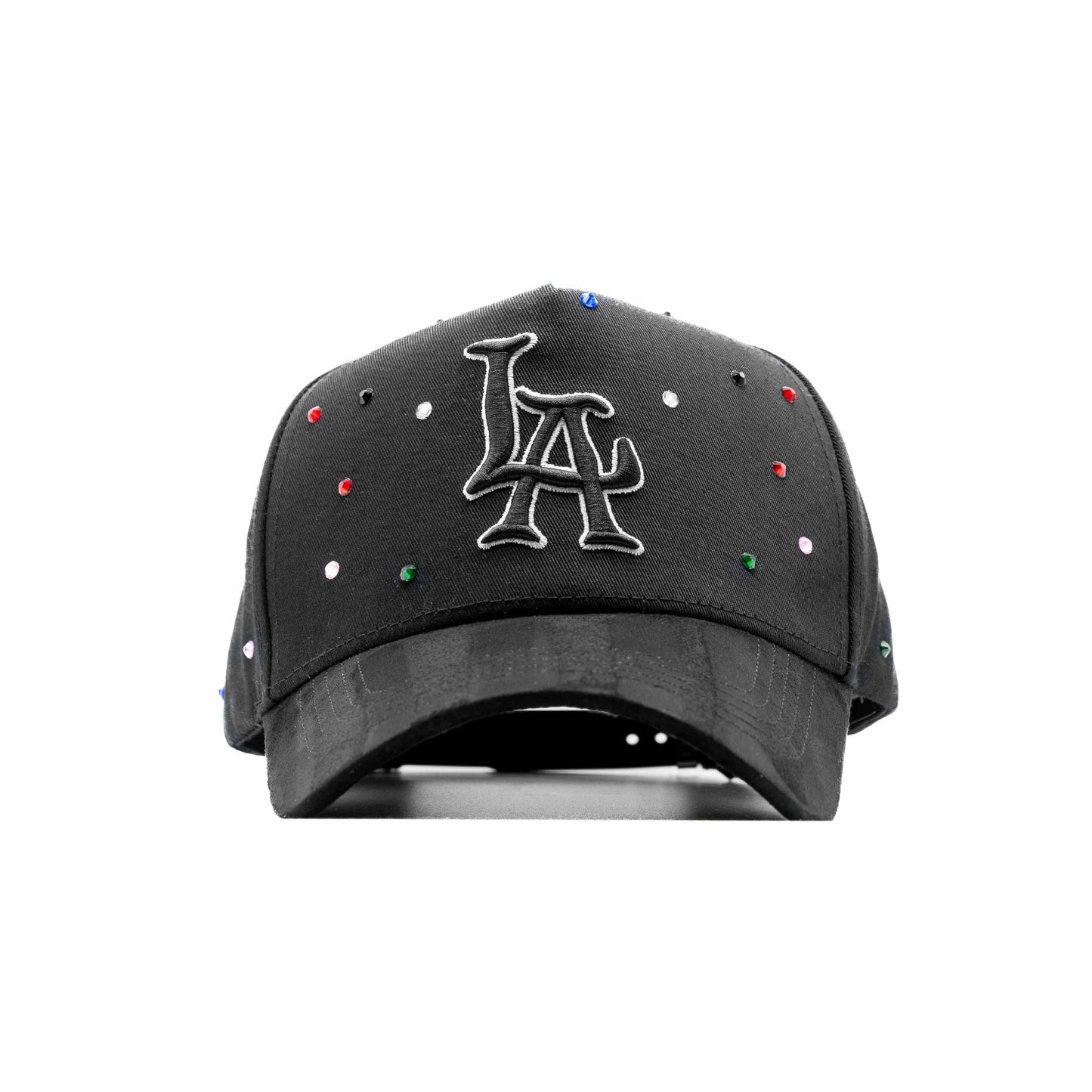DANDY HATS "LA" BLACK RAINBOW CRYSTALS
