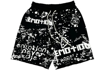 Mixed Emotion Black short