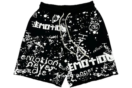 Mixed Emotion Black short