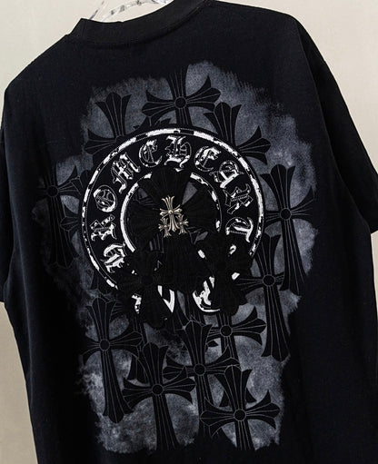 Chromehearts cross Black Tshirt