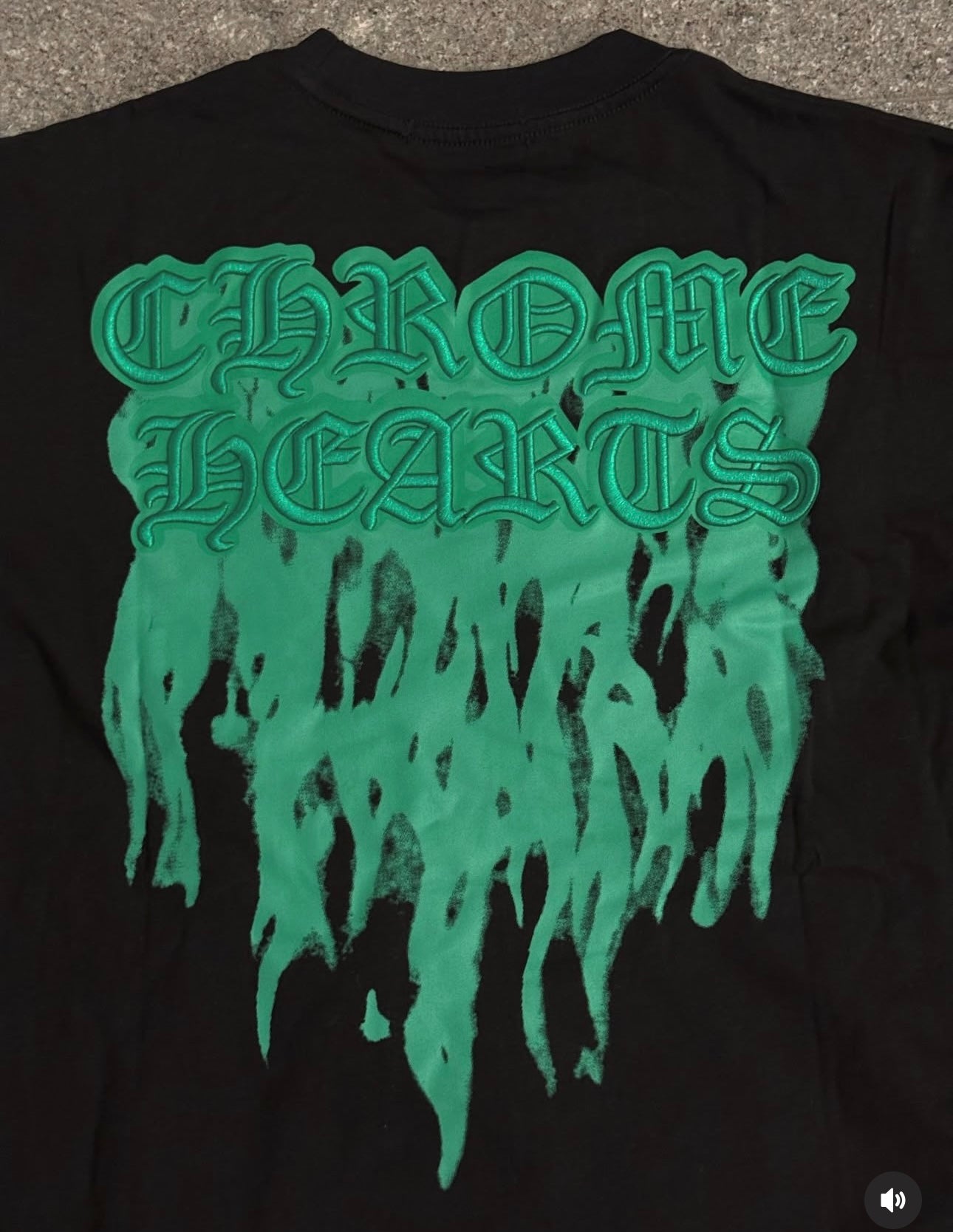 CHROMEHEARTS GREEN TSHIRT