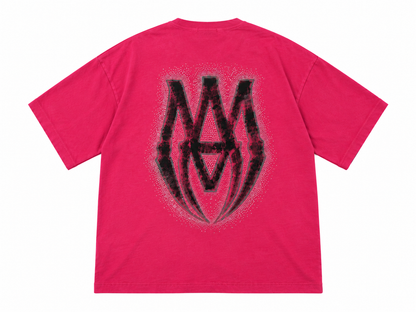 Amiri Rhinestone Metallic Pink Tshirt