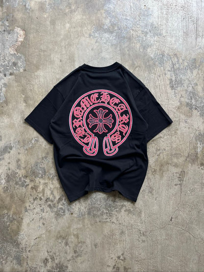 Chromehearts horseshoe pink/blue Tshirt