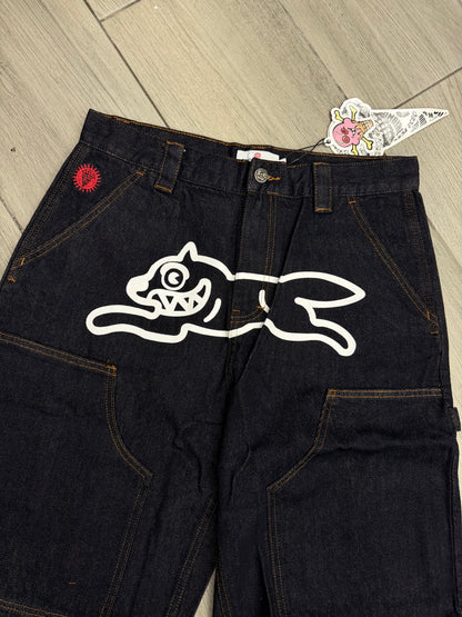 SELVEDGE RUNNING DOG DENIM CARPENTER SHORT D065