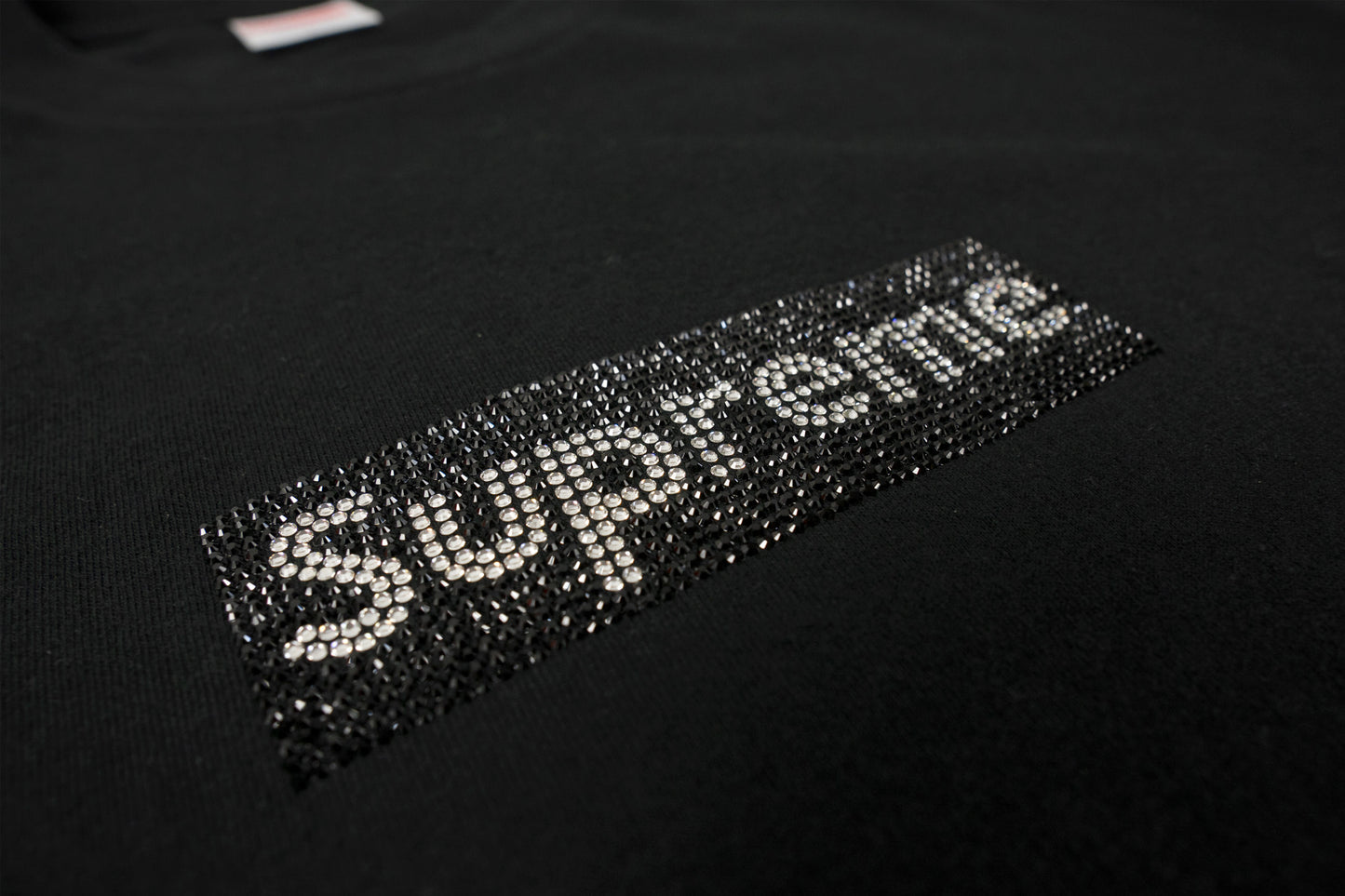 SUPREME RHINESTONE BOX LOGO TEE