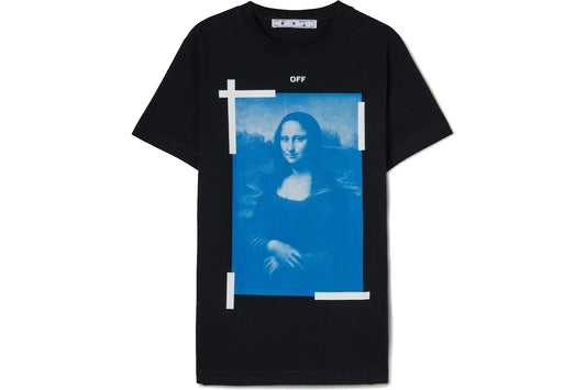 Off-White Monalisa Short-Sleeve Slim Tee 'Black/White'