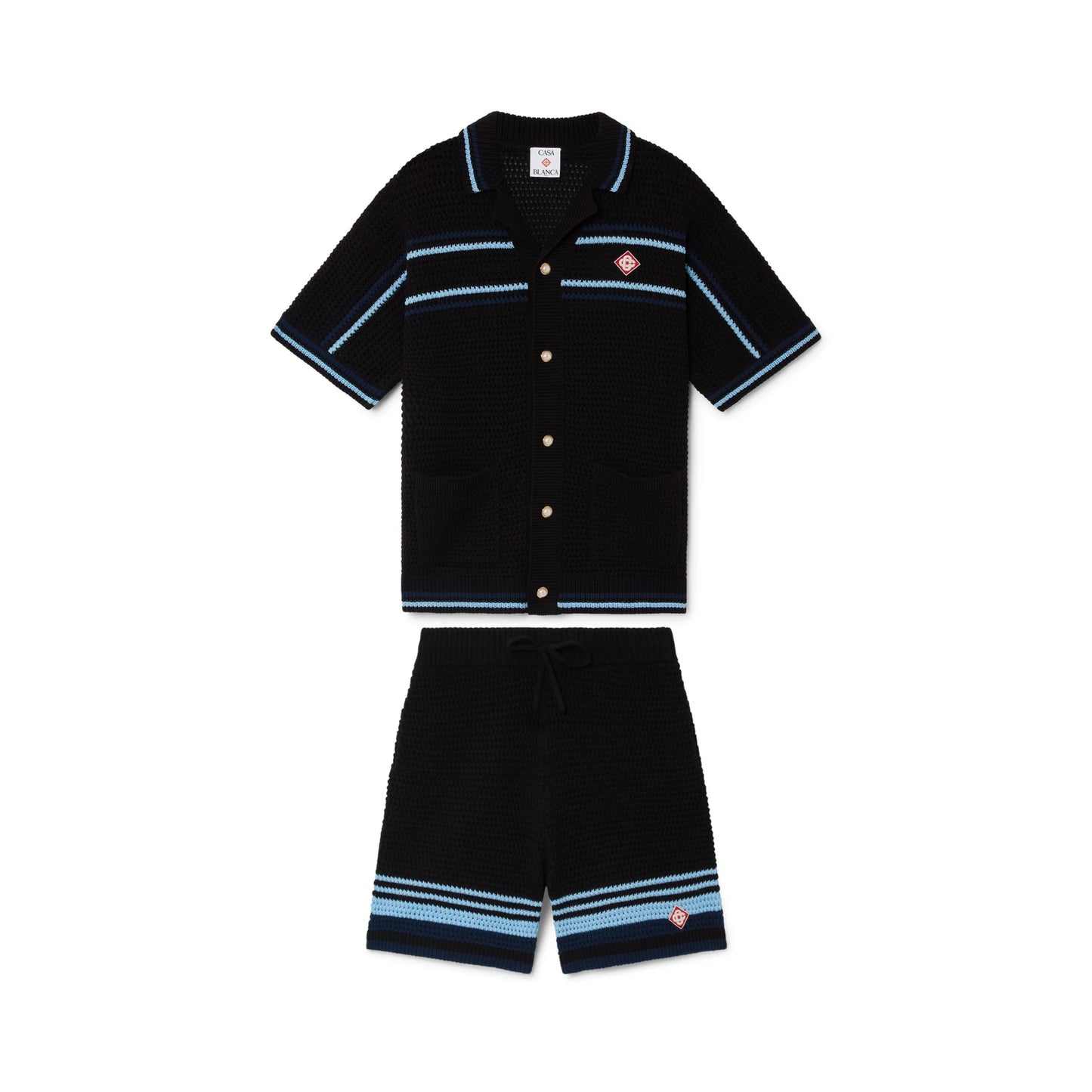 Casa Blanca Tennis crochet short sleeve