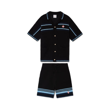 Casa Blanca Tennis crochet short sleeve