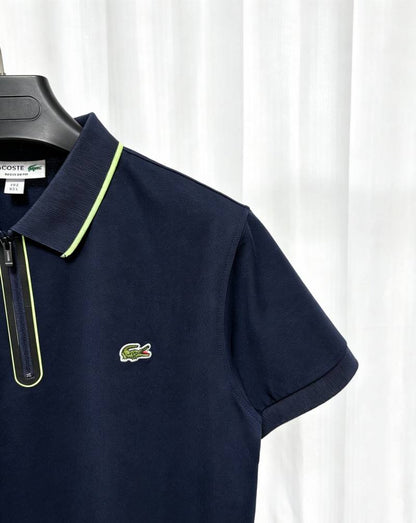 LACOSTE tipo polo zipper azul