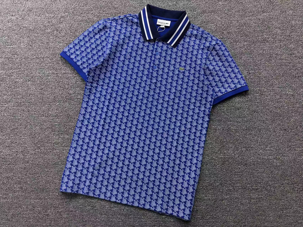 LACOSTE tipo polo monogram azul