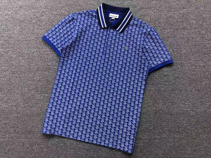 LACOSTE tipo polo monogram azul
