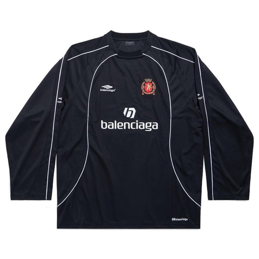 BALENCIAGA PARIS SOCCER LONG SLEEVE BLACK