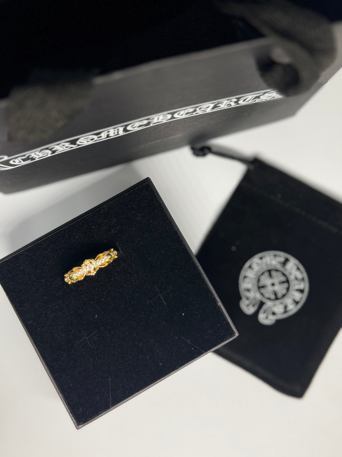 CHROMEHEARTS ANILLO AJUSTABLE PLATA 925