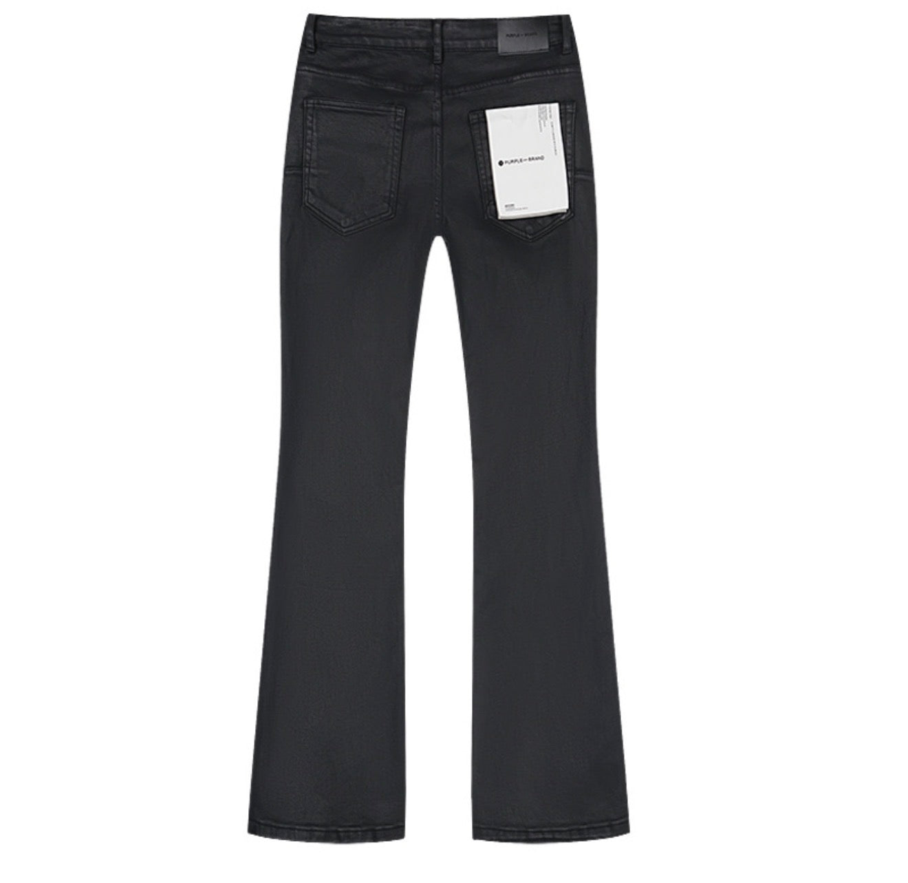 Purple Jeans Black Flared PU718