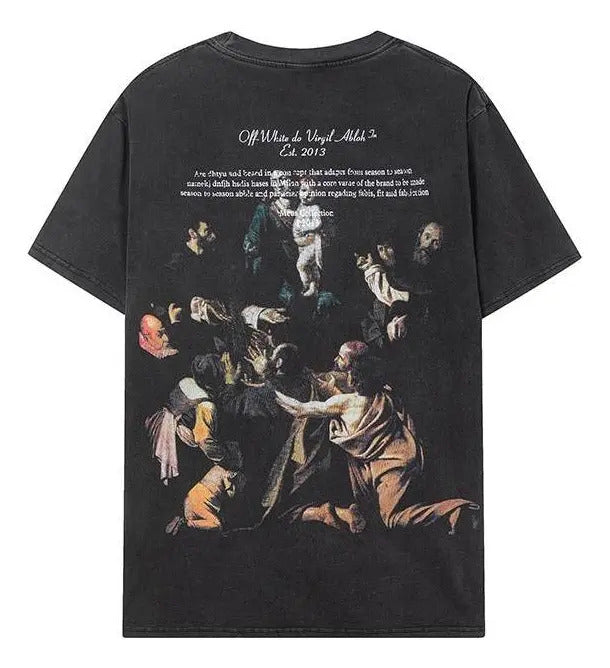 OFF WHITE STAMP CARAVAGGIO SCENE