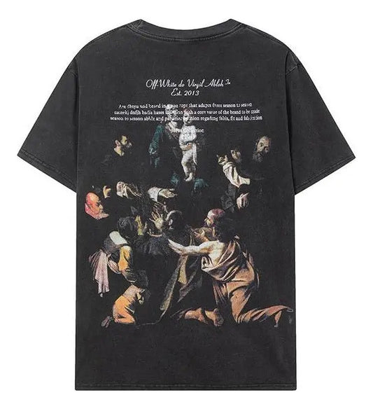 OFF WHITE STAMP CARAVAGGIO SCENE