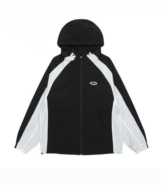 Corteiz full zip windbreaker black