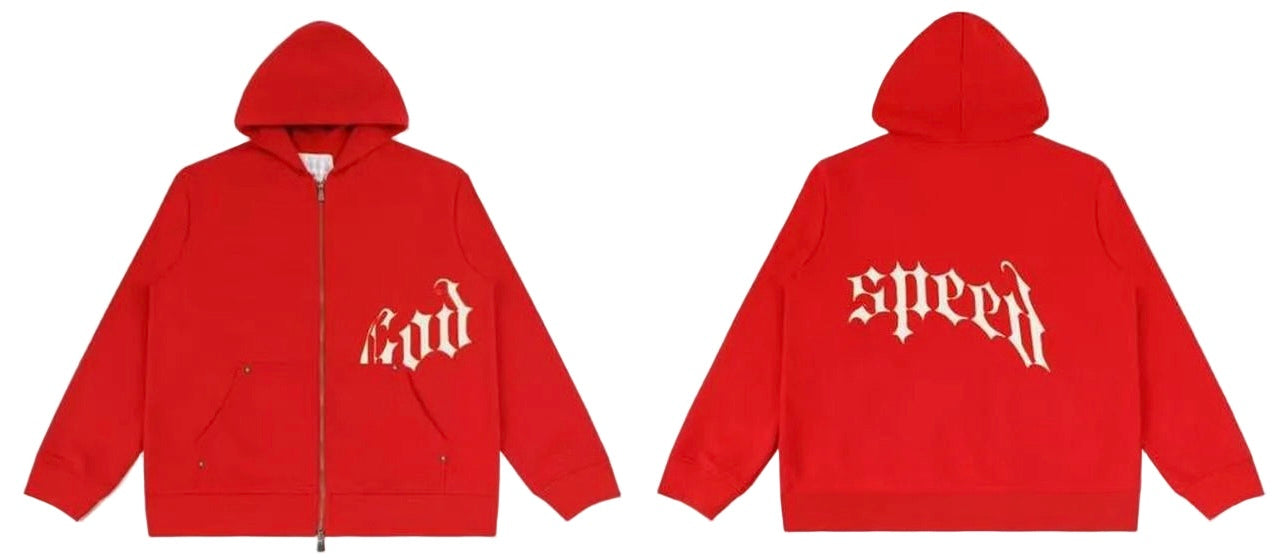 GODSPEED LOGO HOODIE RED