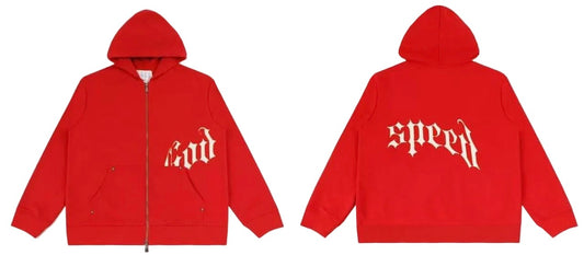 GODSPEED LOGO HOODIE RED