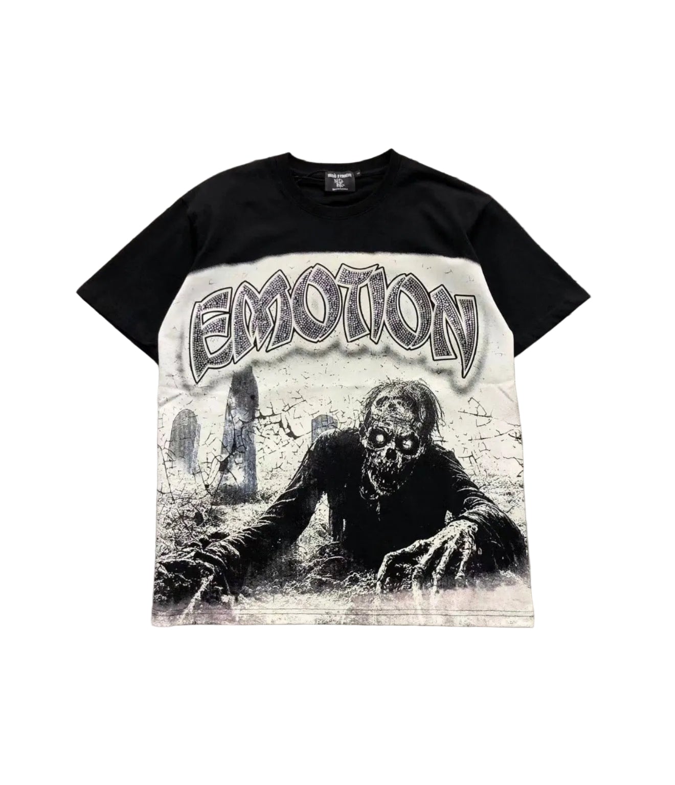 MIXED EMOTION ZOMBIE BLACK TEE