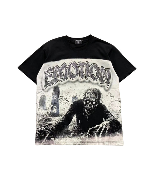 MIXED EMOTION ZOMBIE BLACK TEE