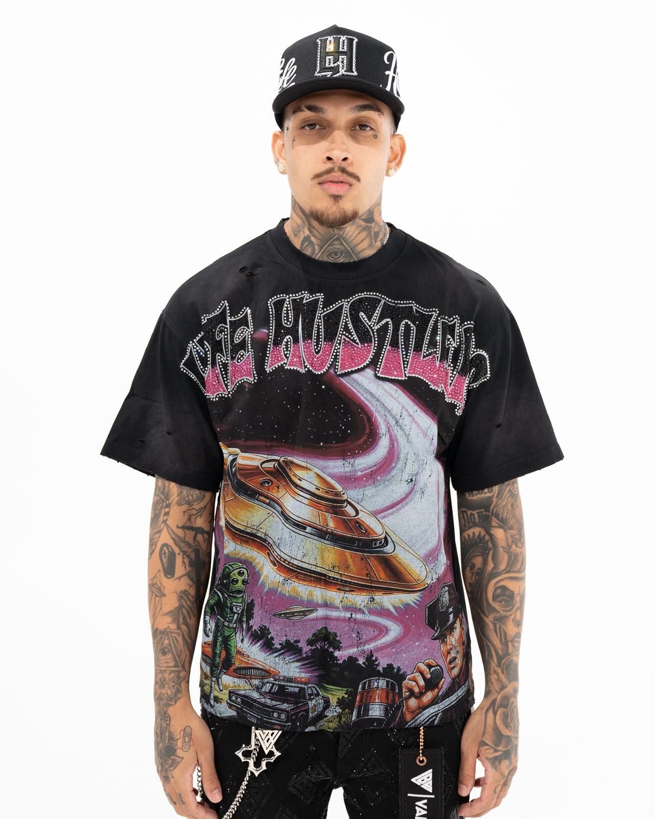 Life Hustler Alien Invasion' TEE