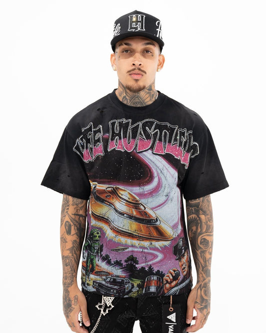 Life Hustler Alien Invasion' TEE