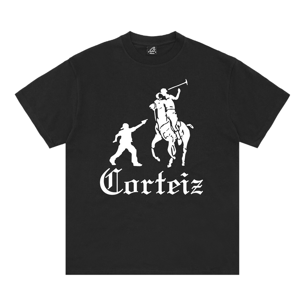 Corteiz Jack Boys Tee 'Black/White