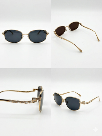 BVLGARI PALE GOLD SUNGLASSES