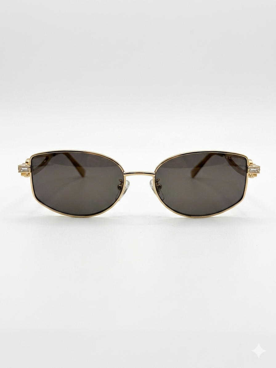BVLGARI PALE GOLD SUNGLASSES