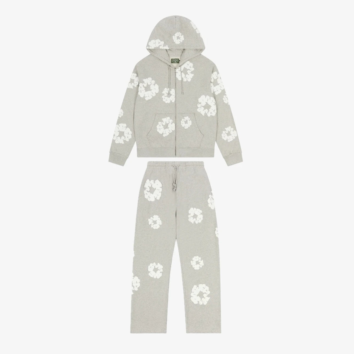 Denim Tears Full Zip Grey Set