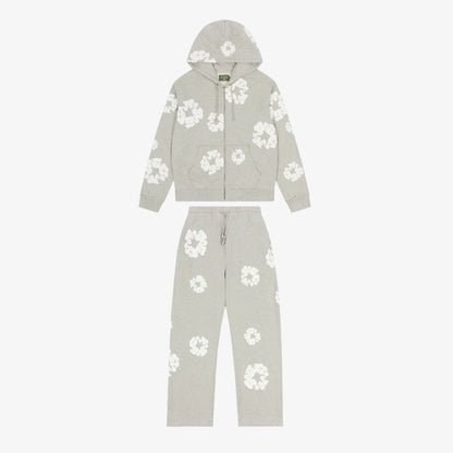 Denim Tears Full Zip Grey Set