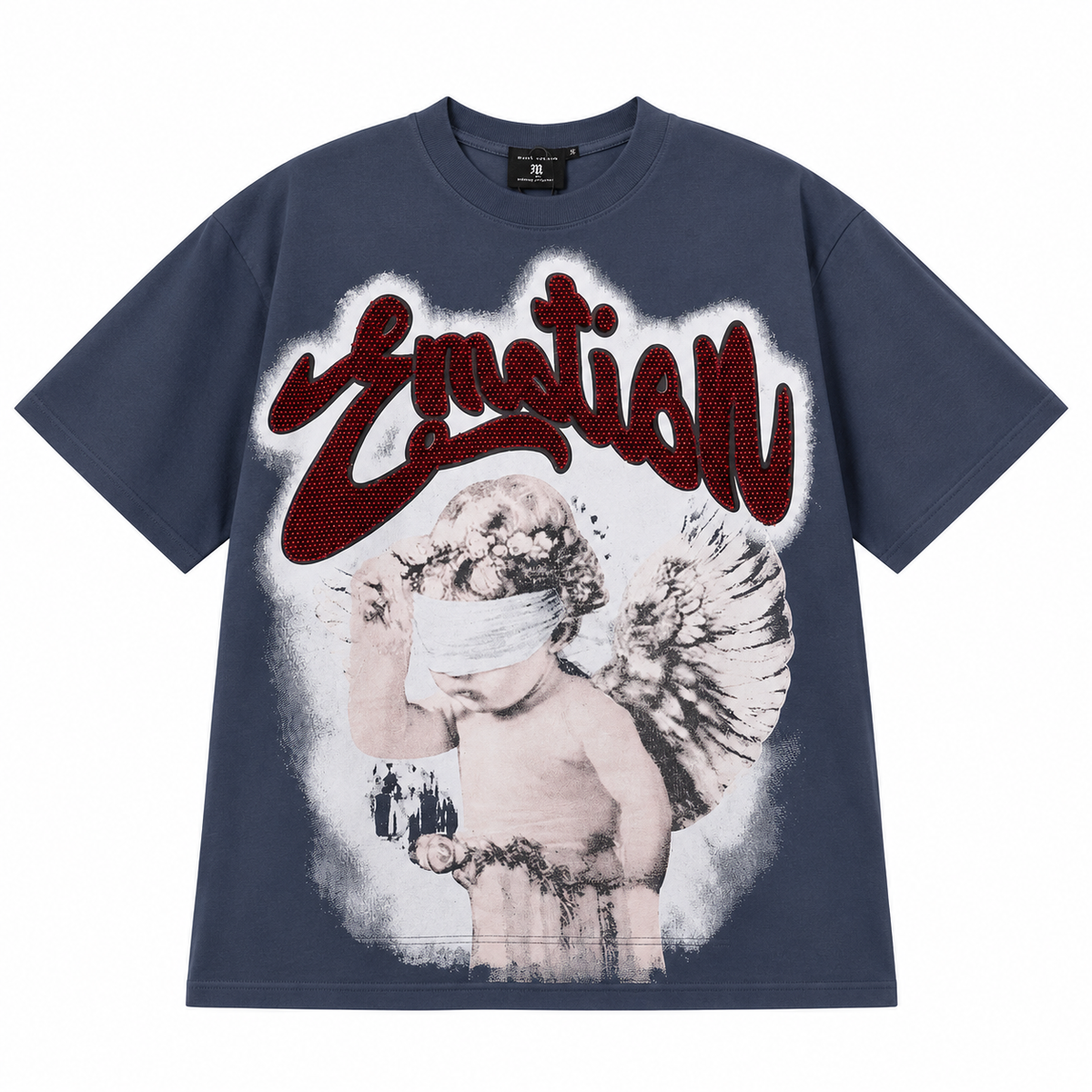 MIXED EMOTION CROPPED BLINDED ANGEL SLATE/BLUE (Gris azulado)